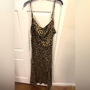 Leopard Print Plus Slip Dress